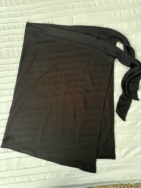 Bathing suit sarong wrap skirt
